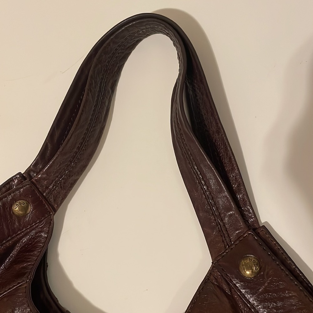 HOBO Brown Leather Tote Bag - Picture 7 of 10